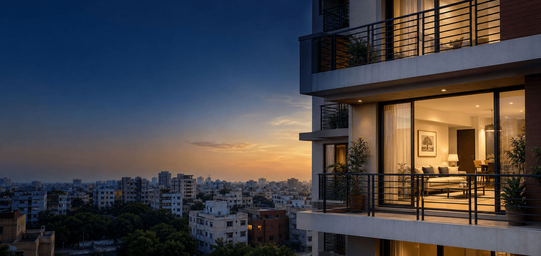 Modern apartment overlooking Dhaka for Bikalpo To-Let